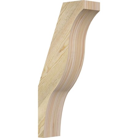 Ekena Millwork 4"W x 10"D x 22"H Funston Rough Sawn Knee Brace, Douglas Fir BRC04X10X22FST00RDF